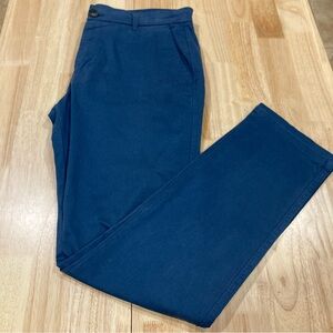 Velvet by Graham & Spencer Men’s Blue Flat Front Stretch Casual Pants Size 33